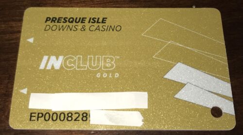 PRESQUE ISLE DOWNS CASINO IN CLUB GOLD PLAYERS SLOT CARD HORSE RACE TRACK