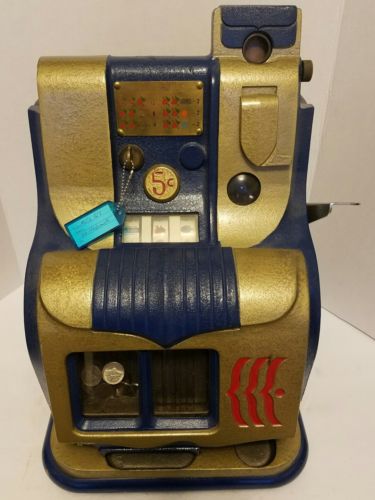 Mills Hash mark QT Slot Machine 5 Cent