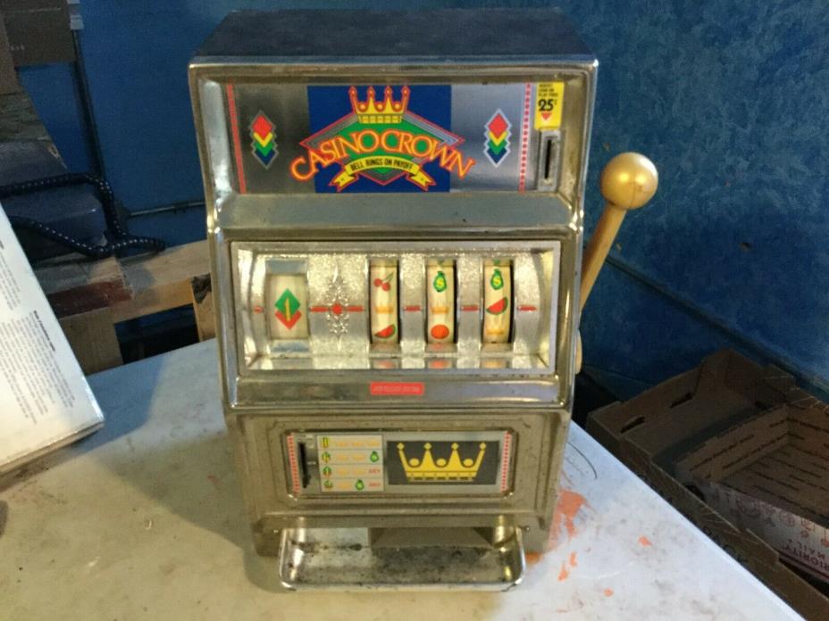 Vintage Toy Casino Crown 25 Cent Slot Machine