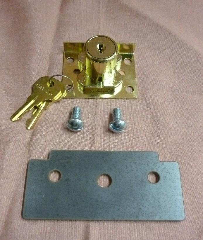 Mills Slot Machine Parts - Reproduction LOCK for Back Door & lock plate W screws