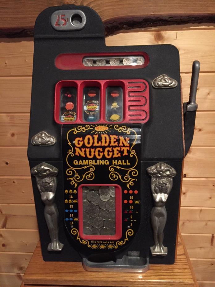 Antique 25 cent slot machine