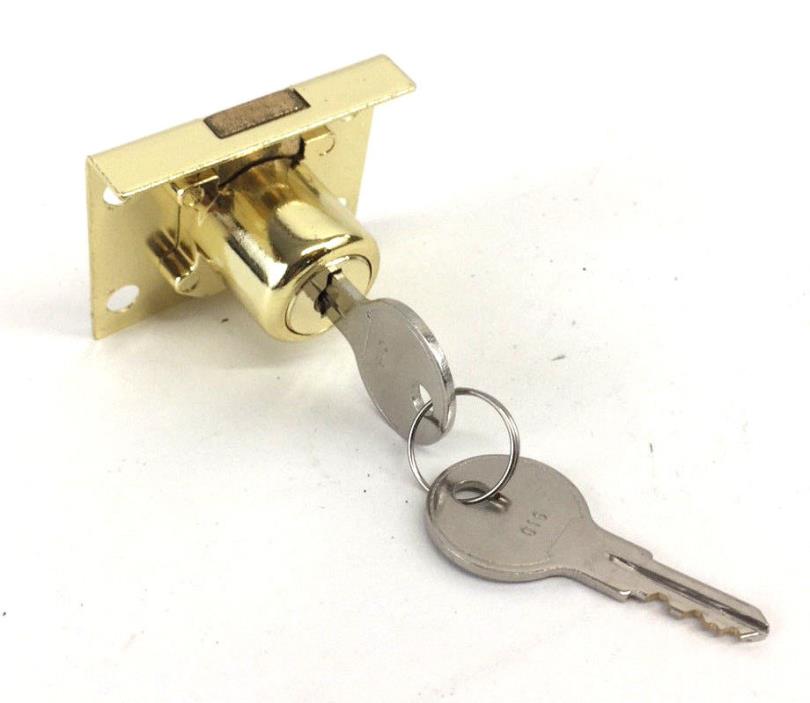 Brand New Brass Mills Slot Machine Reproduction Back Door Lock w/ 2 keys