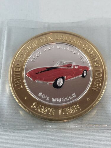 Sam's Town Casino Silver Strike $10 1967 427 Roadster Chevrolet Corvette Limited