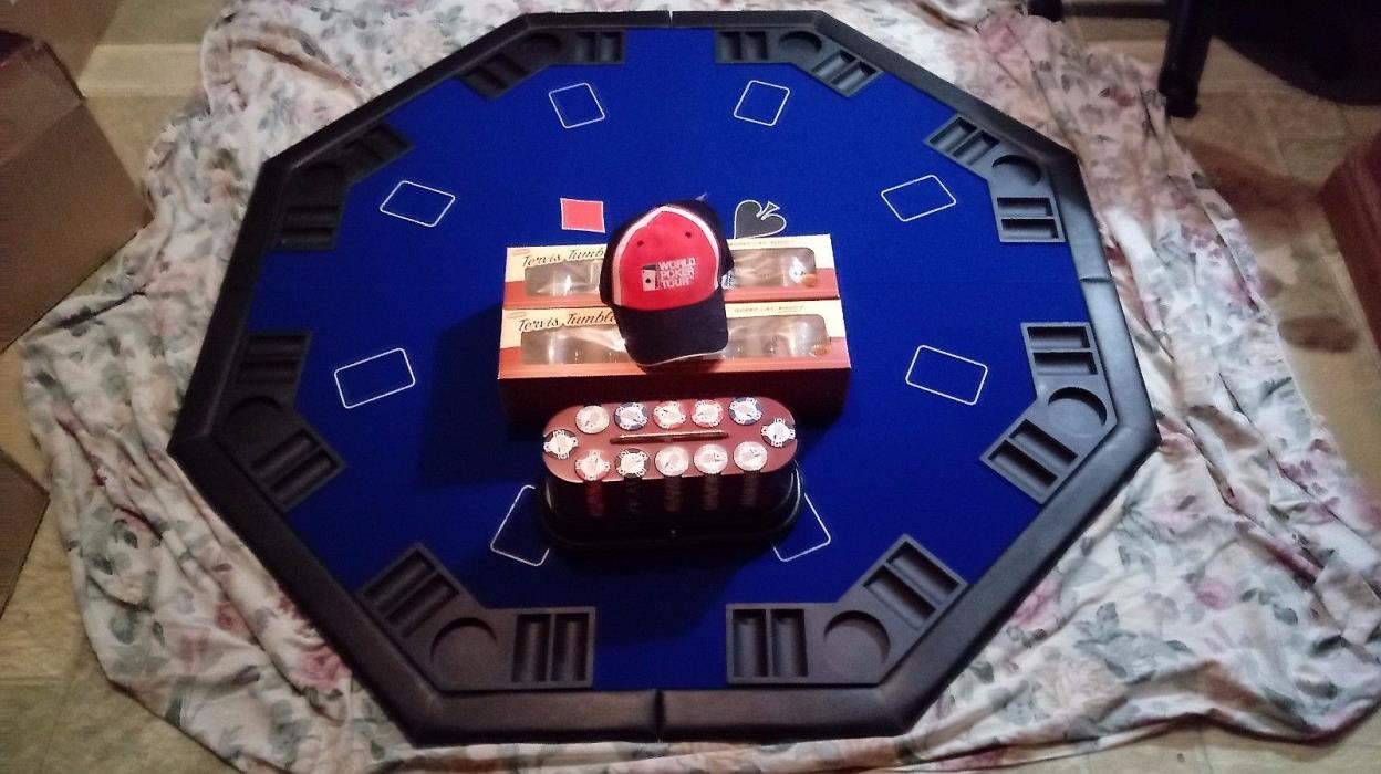 POKER FOLDING TABLE TOP 52 INCHS X 52 INCHS
