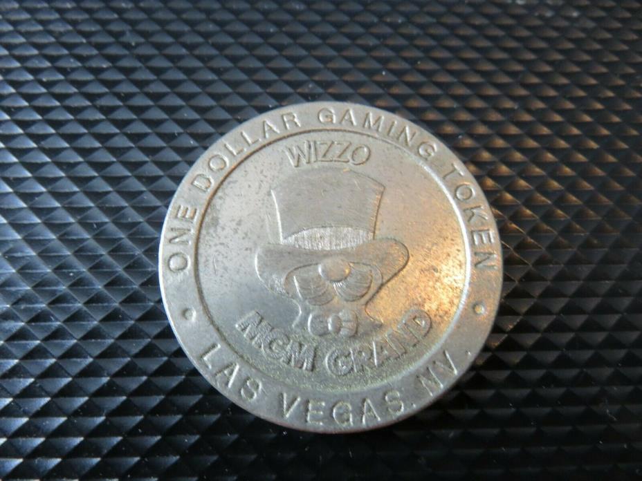 MGM Grand Hotel Casino $1.00 VIZZO Gaming Token Las Vegas Nevada 1993