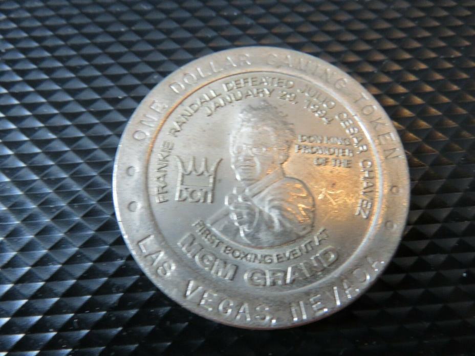 MGM Grand Hotel Casino $1.00 DON KING Gaming Token Las Vegas Nevada 1993