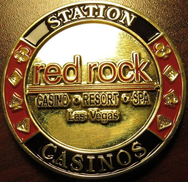 Red Rock Hotel & Casino Jumbo Hold'em Poker Progressive Token - Las Vegas, NV