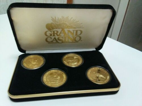 1997 Grand Casino Avoyelles Gold-Plated Bronze Collector Series