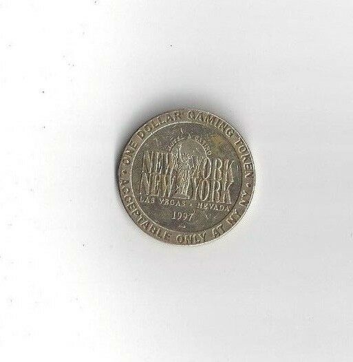 $1.00 Gaming Token New York New York Hotel & Casino Las Vegas 1997