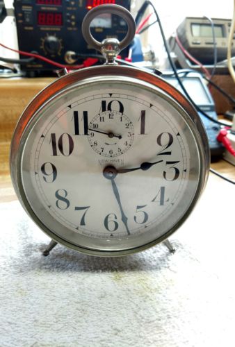 Rare Antique New Haven Peg Leg Repeater Alarm-Circa 1920's Runs/serviced