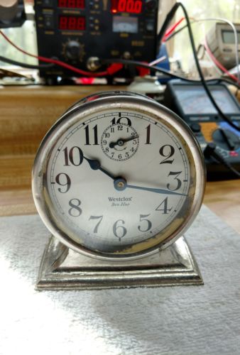 Antique Westclox Ben Hur Style 1 Alarm Clock-Circa 1927-Running!! Serviced