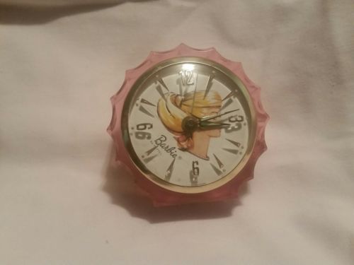 Very Rare 1964 Vintage Barbie Star Bright Pink Alarm Clock West Germany