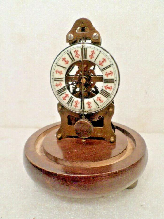 Zappler Front Pendulum Clock With Crown Wheel Escapement--Porcelain Dial
