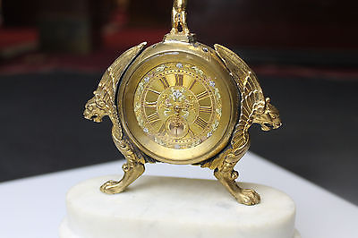 b107 Beautiful 1840's English Key wound Clock