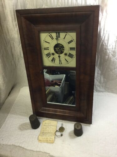 Rare Antique Ogee Clock Harry Thompson Bristol Conn Chauncey Boardman Movement