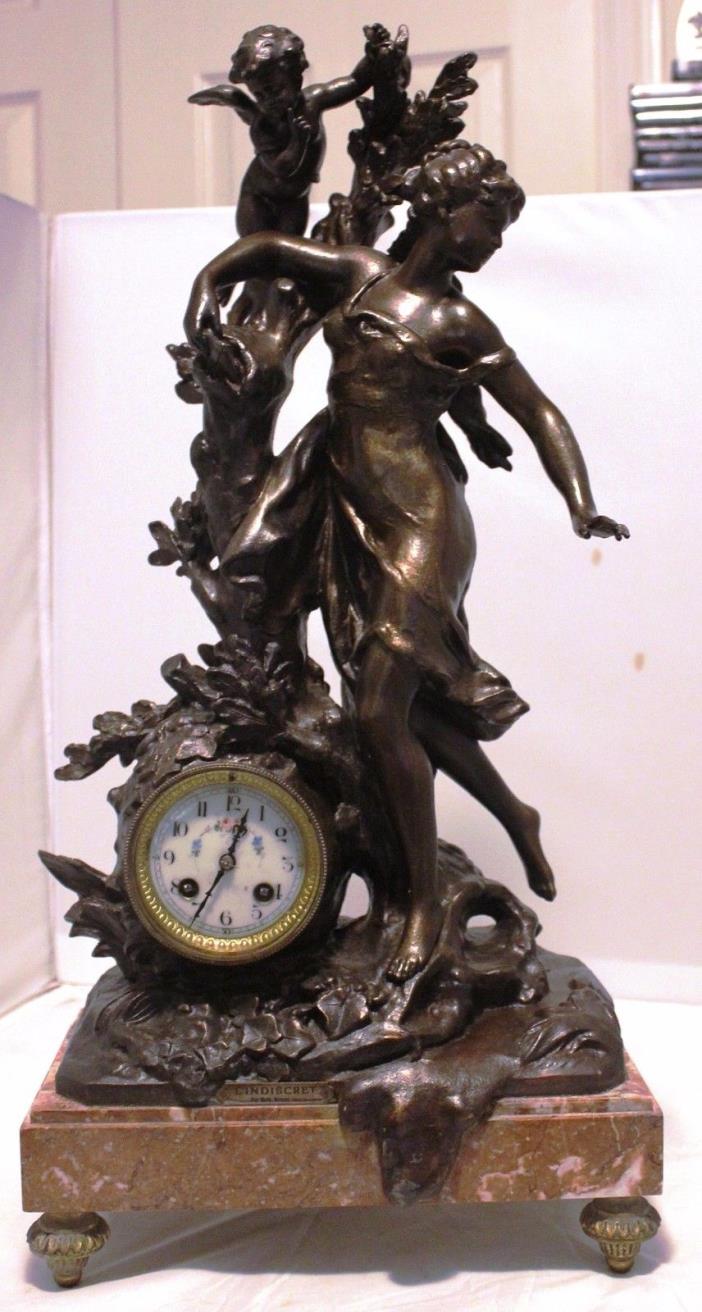 Antique French Clock Sculpture. 