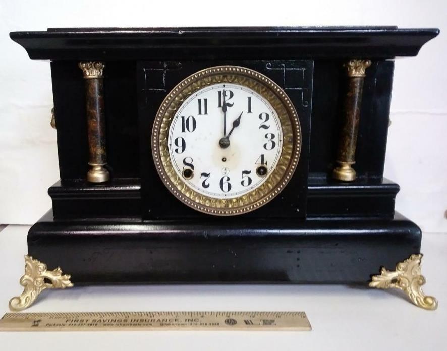 Beautiful Working Antique Seth Thomas Mantel Clock