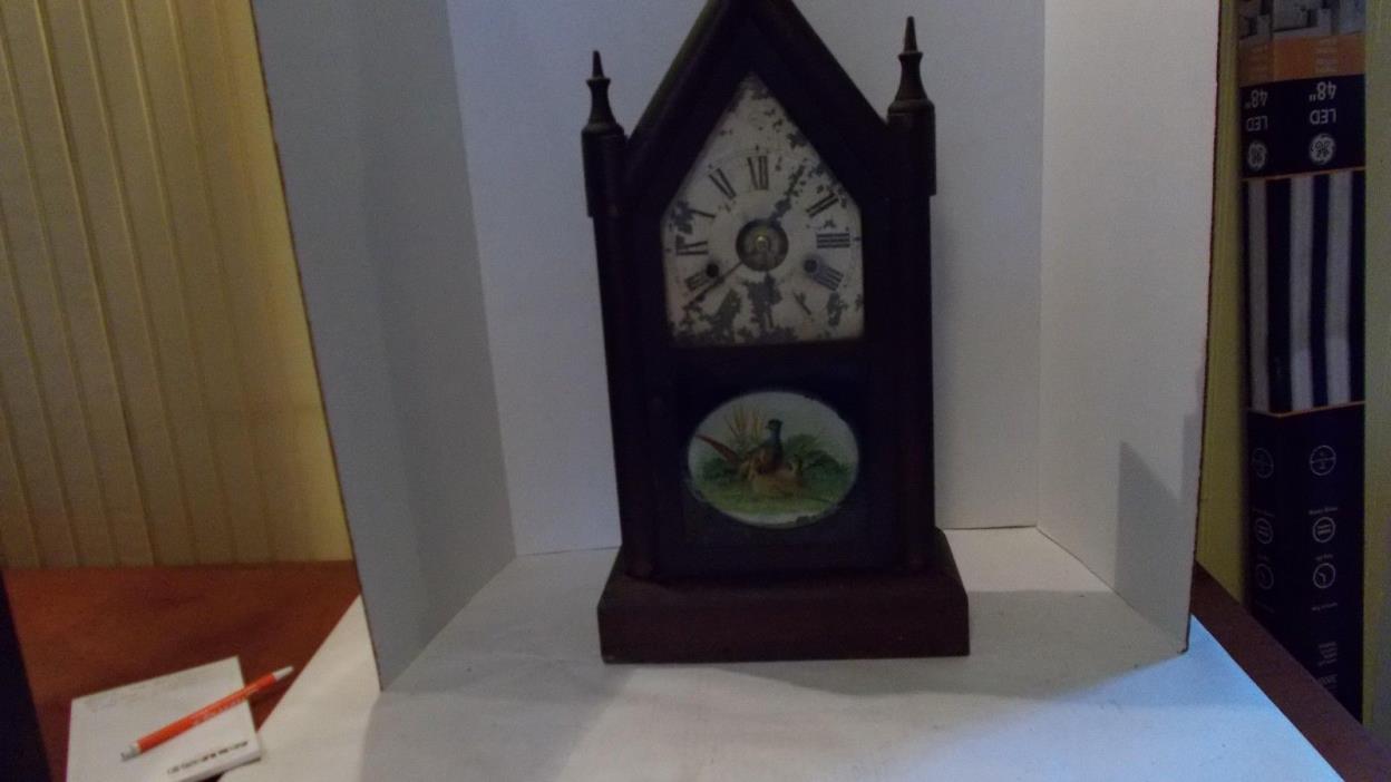 Antique Seth Thomas Gothic Steeple Clock with alarm (Working)