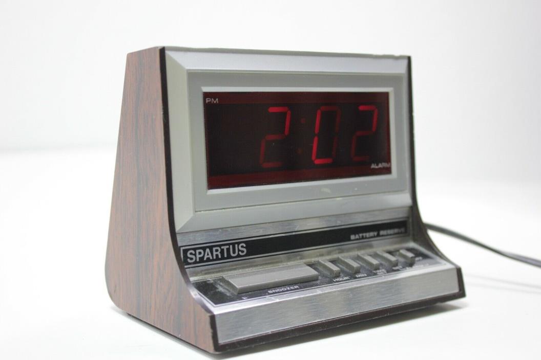 Vintage Spartus Alarm Clock