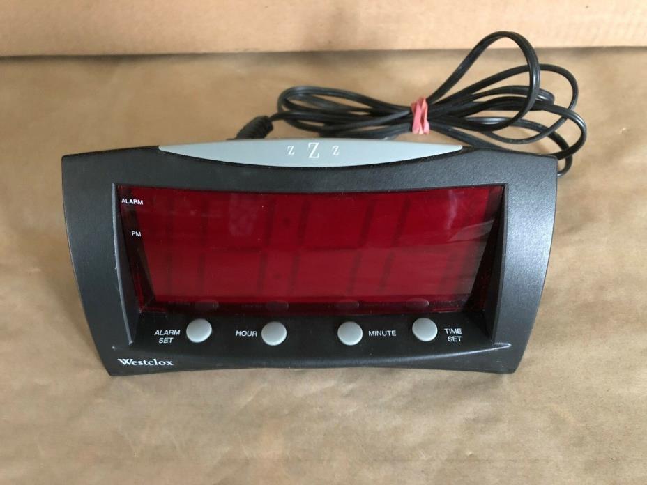 Wesclox Large Display Digital Alarm Clock