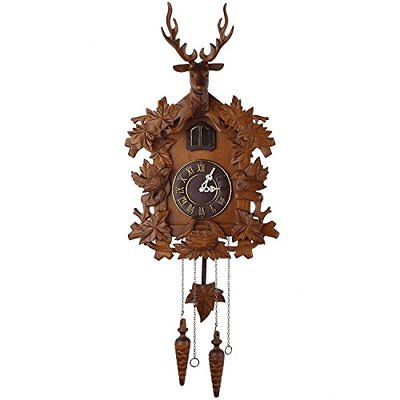 Kendal Handcrafted Wood Cuckoo Clock MX015-2 Black Forest Modern 1970-Now Clocks