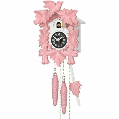 Sternreiter Pink! Black Forest Quartz Cuckoo Clock #1201QM