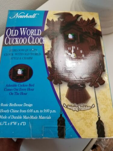 Newhall Old-World Cuckoo Clock Mfg by Jober Intl NIB Free Ship