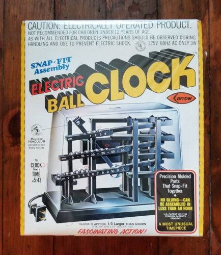 Vintage Arrow Electric Ball Clock MINT New & Sealed in Collectors Condition