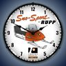 New old style Rupp Sno Sport Snowmobiles LIGHT UP clock Fast Ship & Warranty ??