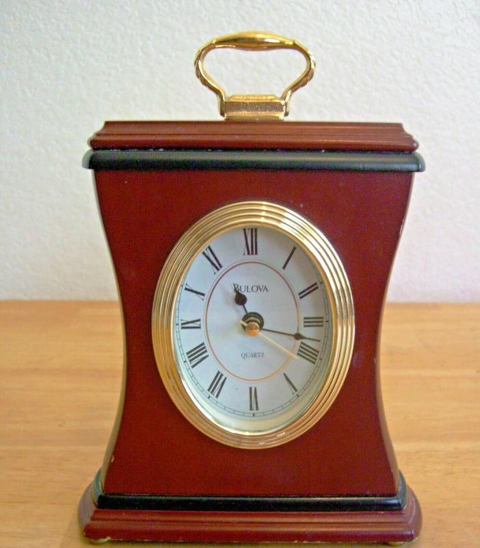 vintage bulova desk clock