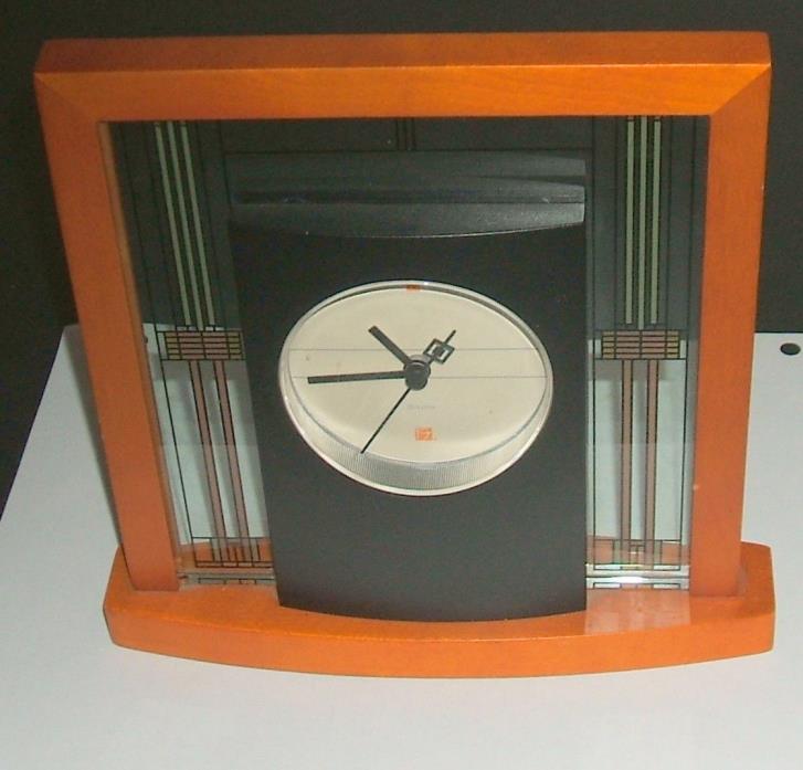 Frank Lloyd Wright Table Clock, Bulova, Model B7756, an Easy to Live With Clock