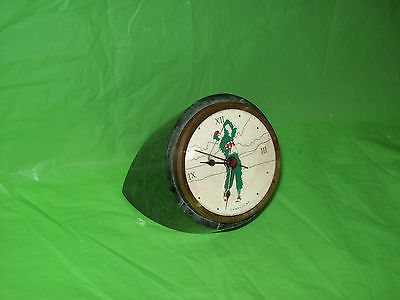 Vintage Marble Gamecock Golf Design  Clock