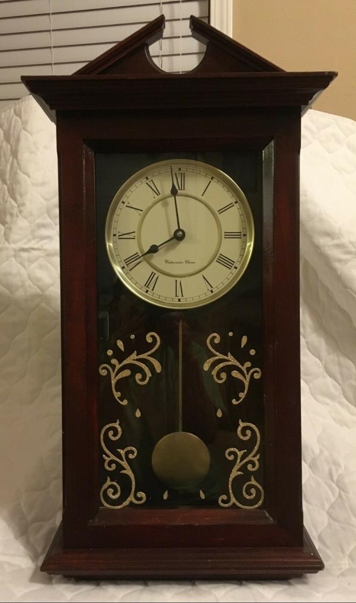 Very nice all wood battery clock