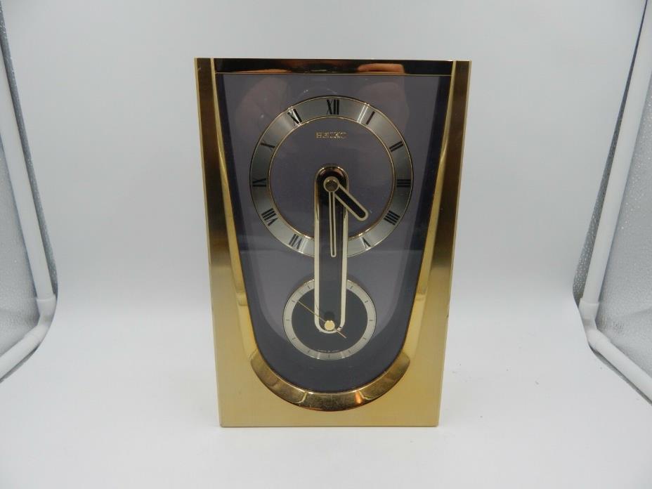 Seiko Mantle Clock Japan Battery Operated 9 1/4