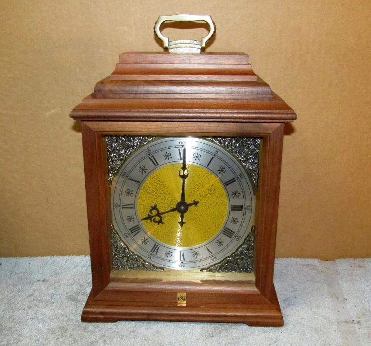 Vtg GE GENERAL ELECTRIC Employee Award Mantel Clock Jostens J0954