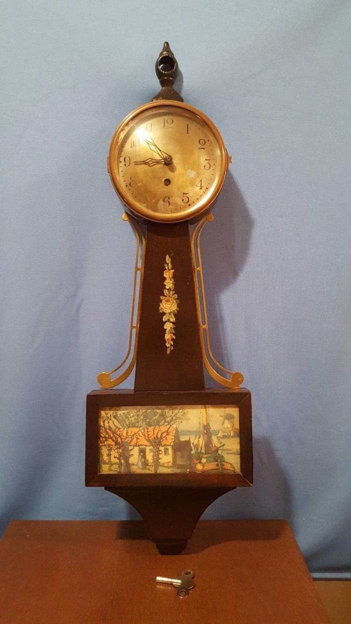 vintage Eingram wall clock
