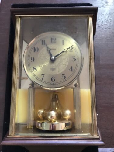 Vintage NOS Bulova Anniversary Quartz Wall Clock Germany Battery One Jewel #2