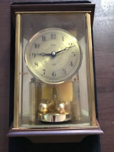 Vintage NOS Bulova Anniversary Quartz Wall Clock Germany Battery Run One Jewel