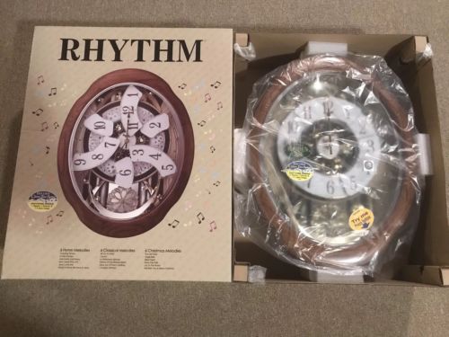 (New!) JOYFUL MEDITATION Musical Magic Motion Clock by Rhythm Clocks