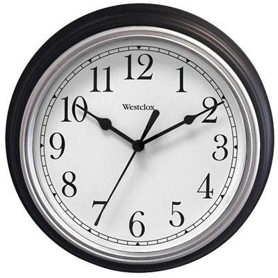 Westclox(R) 46991A 9 Decorative Wall Clock (Black)