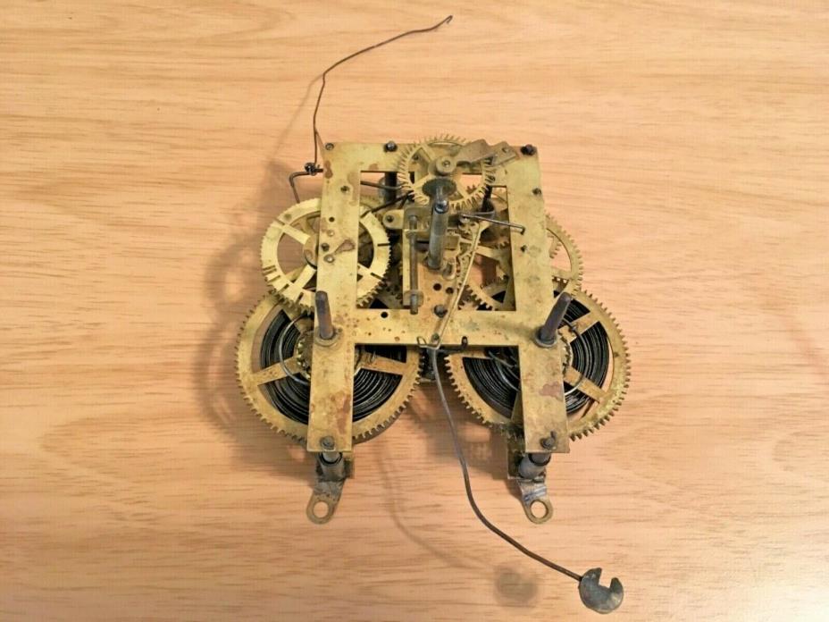 Clock Work Mechanism E. Ingraham Co. Bristol, Conn. Antique Parts Restoration