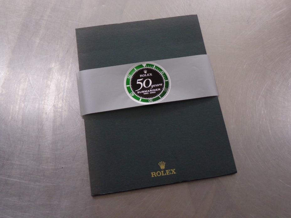50 Years Of Rolex Submariner Dealers Premiere Folder