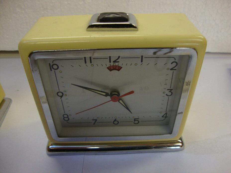 Vintage Sentinel Wind-up Alarm Clock:  UNMARKED - Made in Shanghai