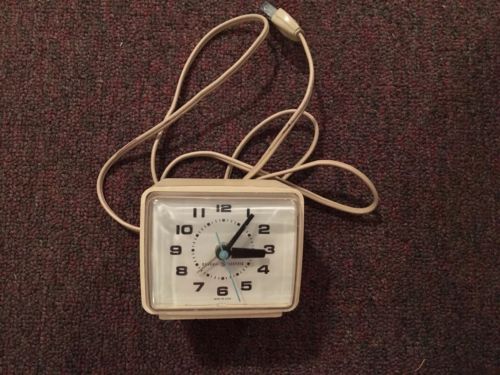 Vintage General Electric GE Retro Alarm Clock Dial
