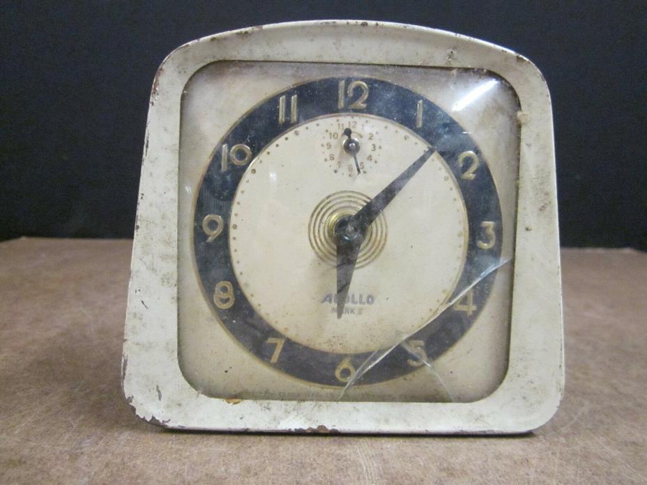 Vintage Alarm Clock - Parts or Repair - Lux Apollo Mark II