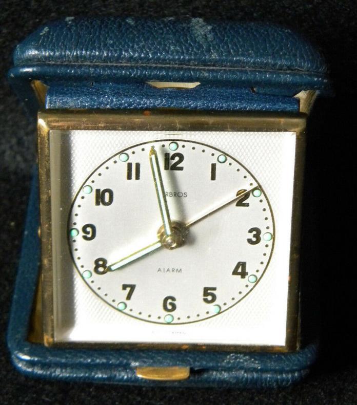 Orbros Folding Alarm Clocks  **West Germany**