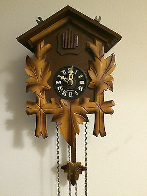 Small German Cuckoo Clock - Badische Uhrenfabrik - Germany - Needs Repairs