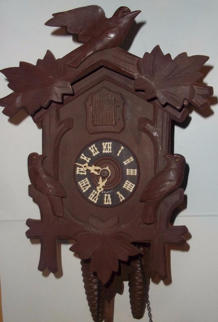 Antique Black Forest Cuckoo Clock by Cuckoo Clock MFG co --Parts or Repair--