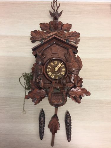 Original Black Forest Cuckoo Clock VDS COA Made In Germany Great Condition