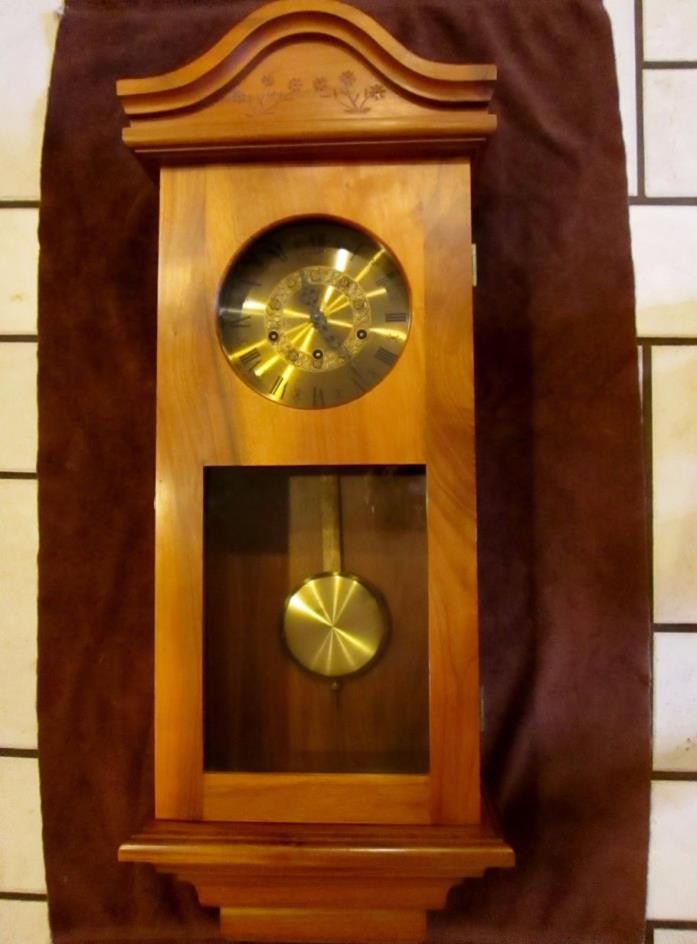 Handcrafted Krauss Wall Clock - Amana, Iowa - 9 Hammer Triple Chimes